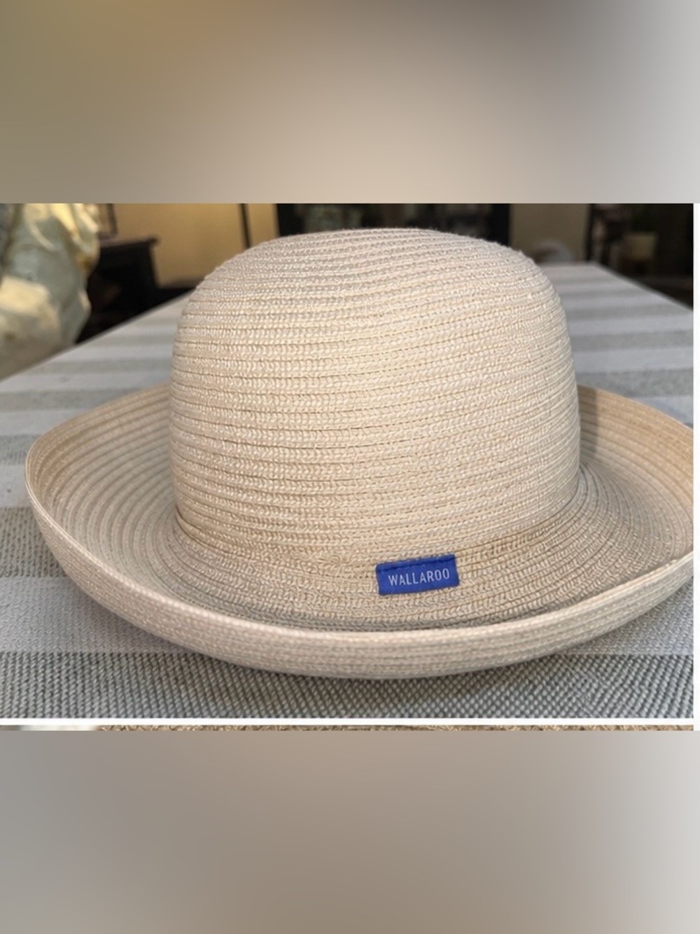 Wallaroo Sydney Sun Hat Beige Wide Brim Adjustable Packable Hat